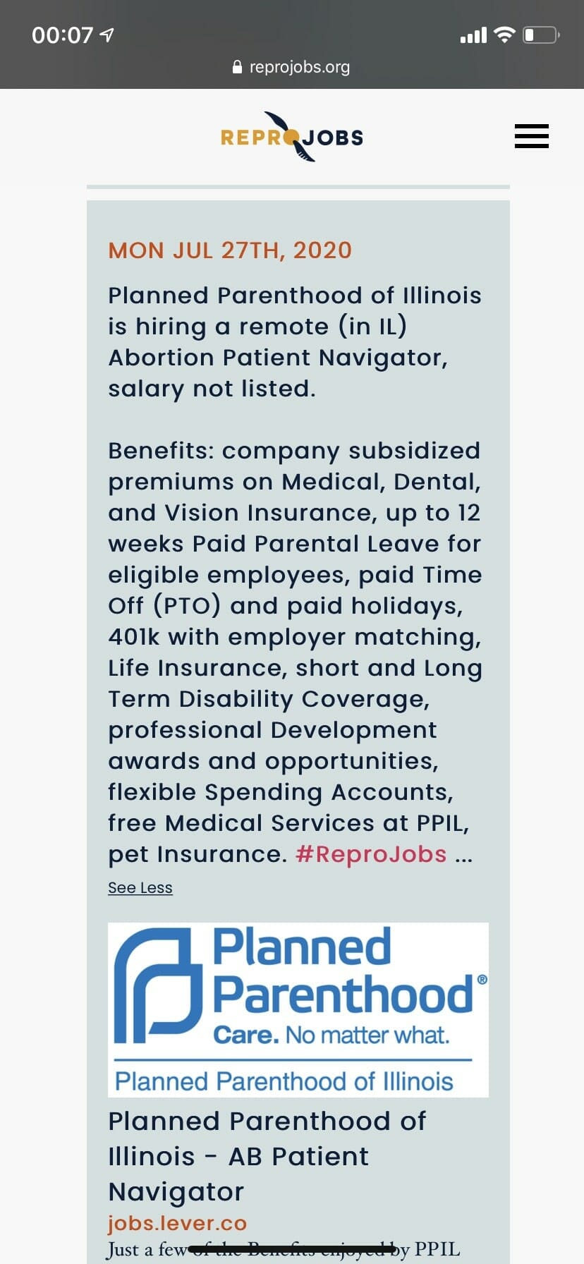 Planned Parenthood Offers Awards and Pet Insurance to Employees Who