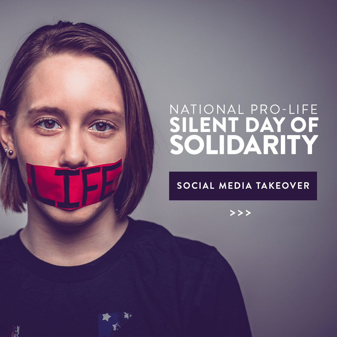 2020 National ProLife Day of Silent Solidarity Students for Life of
