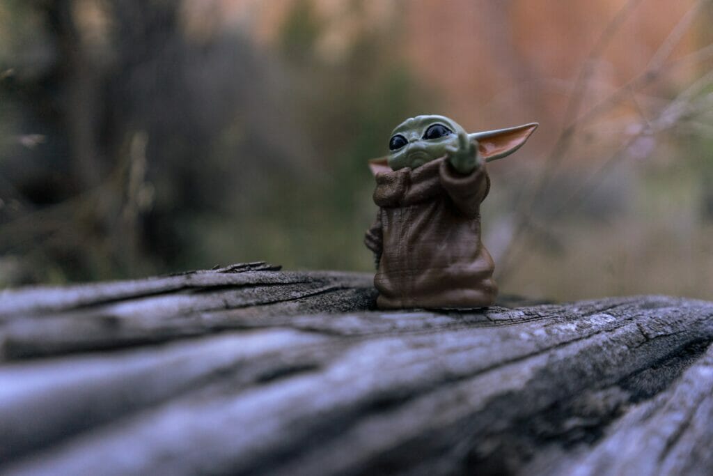 Baby Yoda Eating Eggs