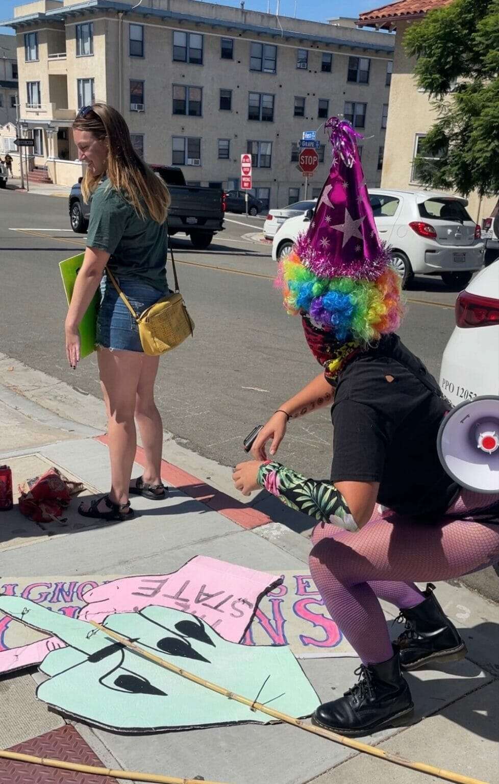 JUST IN Abortion Supporters Fittingly Dress As Clowns To Stop Pro 